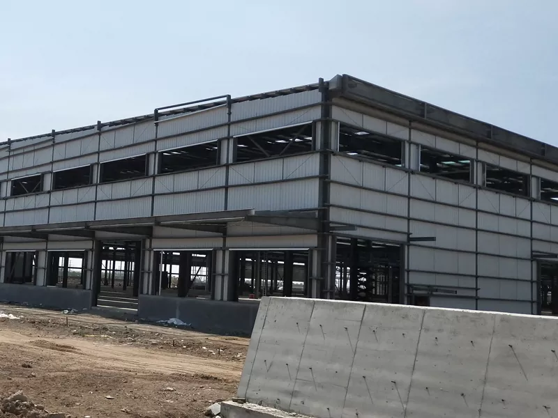 Duorsume steel-struktuer Warehousing