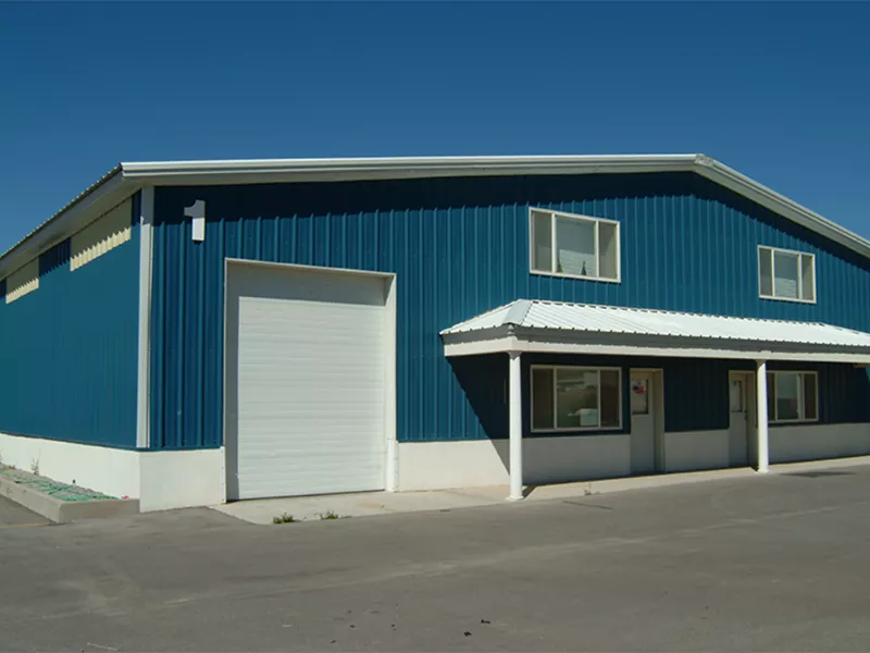 Eco-freonlik metaal Warehouse-gebou