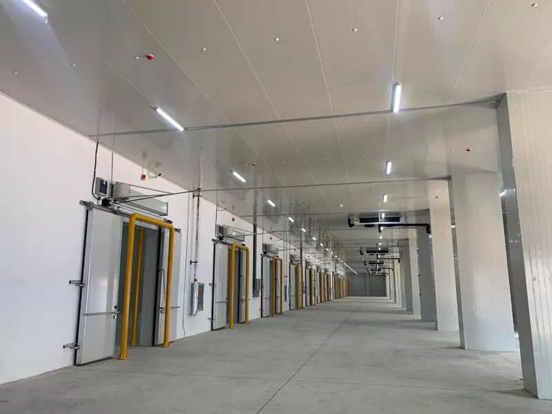 Stielstruktuer Warehouse foar kuolkast